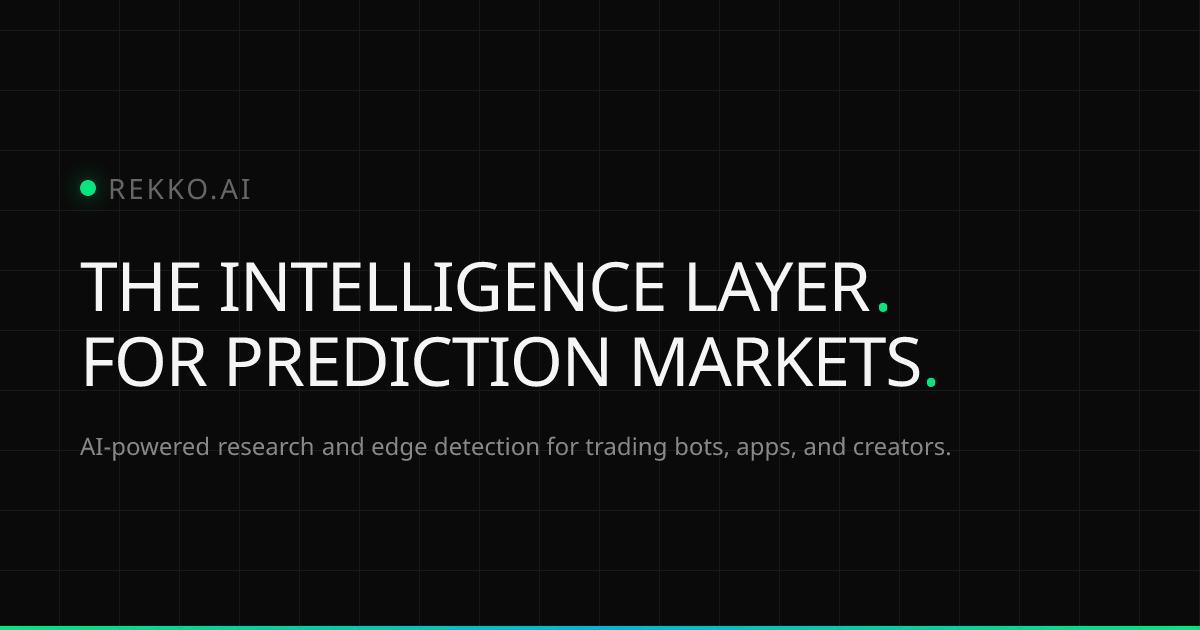 rekko.ai | Prediction Market Intelligence